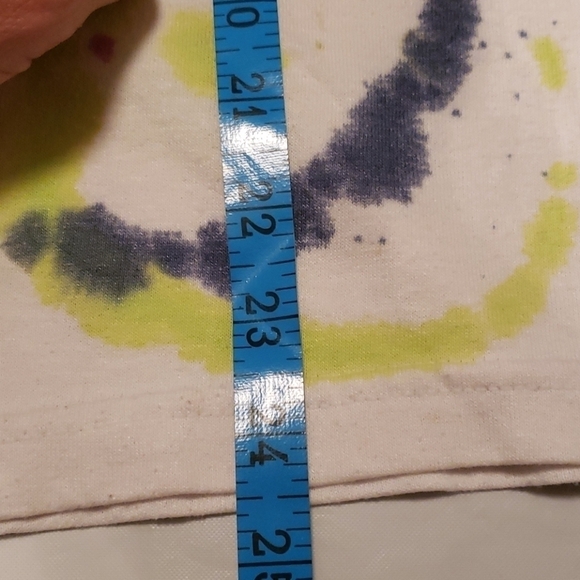 Tie Dye Tee Cross Country Tee on White S - Picture 8 of 8